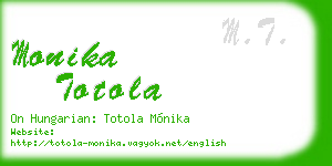 monika totola business card