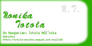 monika totola business card